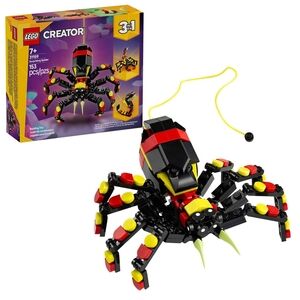 LEGO Creator 3 in 1 Wild Animals Surprising Spider Toy - 3 Building Options Toy